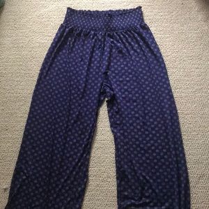 BLUE BOHO PANTS